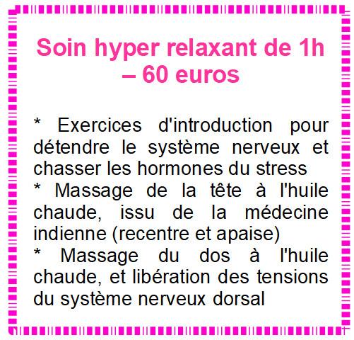 Soin relaxant